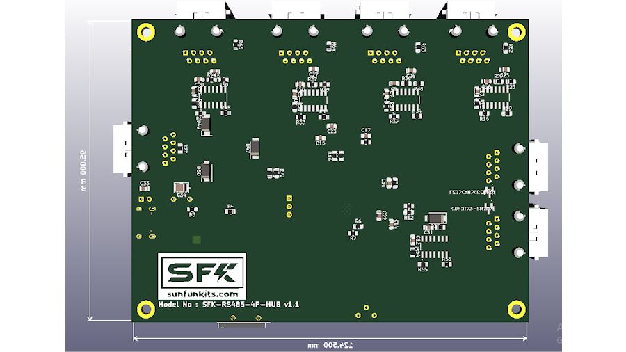 SFK HUB Final PCB design