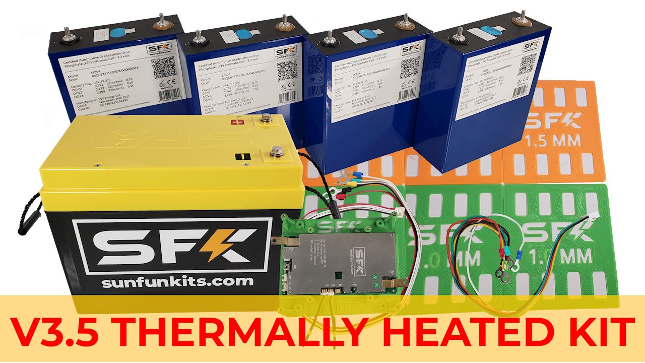 SFK 280 304 AH Kit Thermal Heated Ready to Build (BMS, CELLS, HEATING