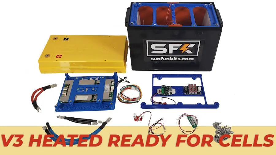 V3 Heated Kit Cell Ready (Use your own cells) Incl