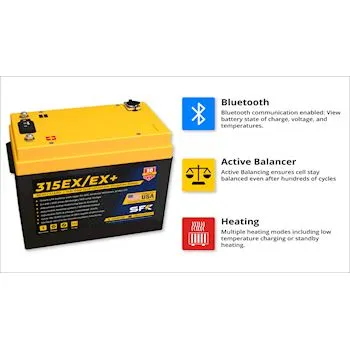 SFK315EX 12.8v 315 AH 4.1 kWh Victron Communicatio