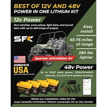 Sun Fun Kits Spartan Intimidator 315 AH EV Lithium