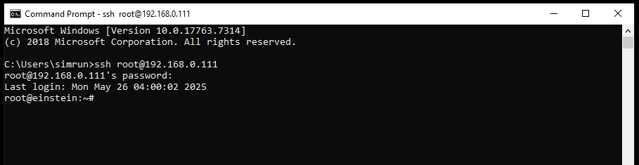 SSH into Cerbo GX
