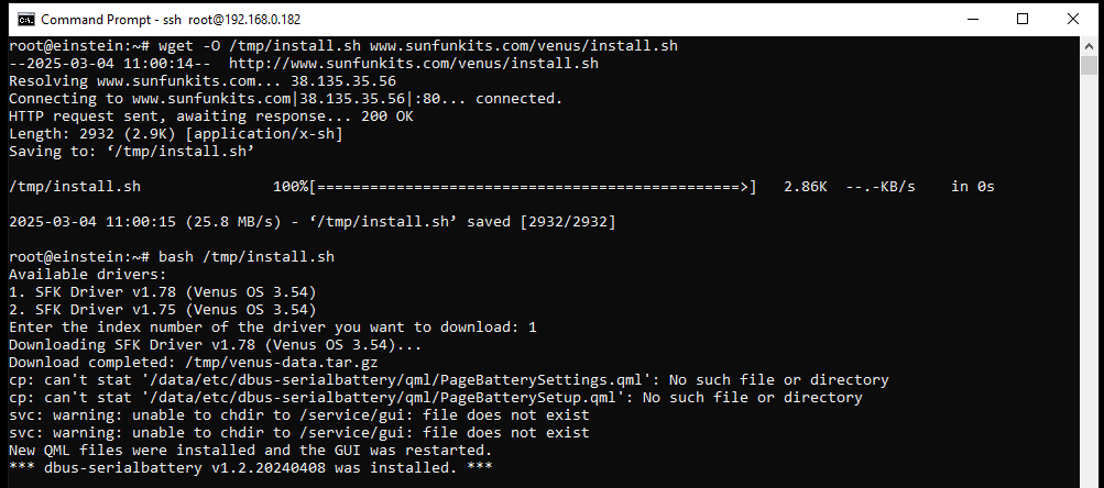 Run Installation Script